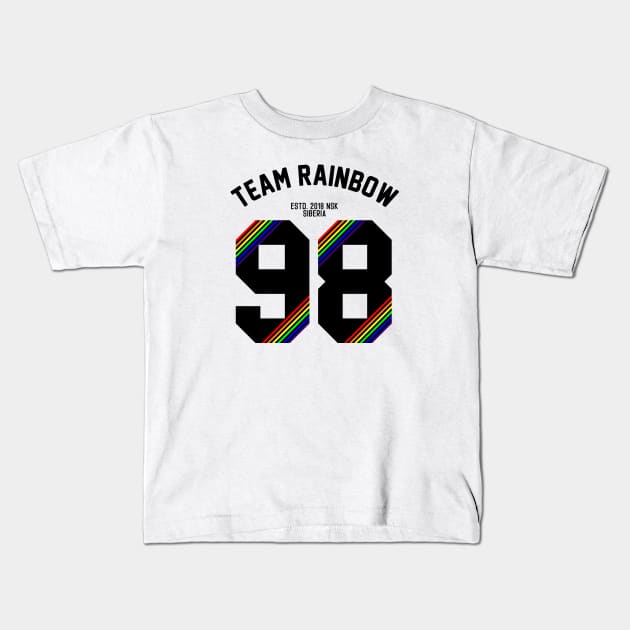 LGBT Pride Team Rainbow 98 Kids T-Shirt by teamrainbowstore